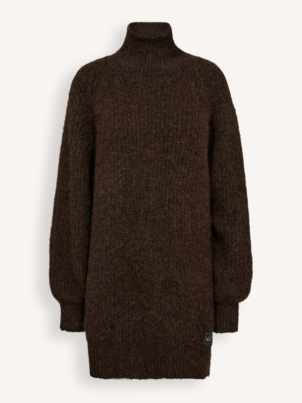 Darcia Rib Collar Knit Darcia, wolmix oversized trui