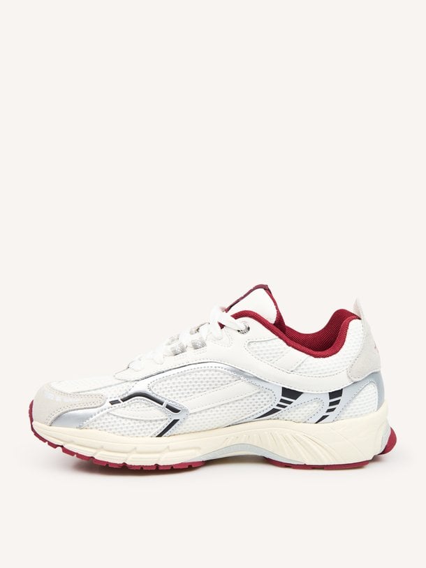 The Re-Run White Silver The Re-Run, mesh sneakers