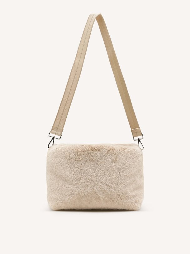 HELGA F2632 Hega, faux fur crossbody tas