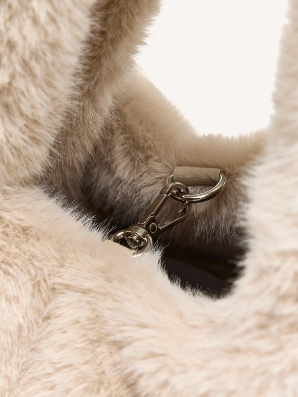 HELGA F2632 Hega, faux fur crossbody tas