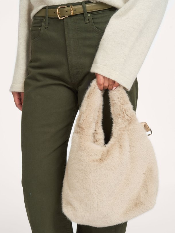 HELGA F2632 Hega, faux fur crossbody tas