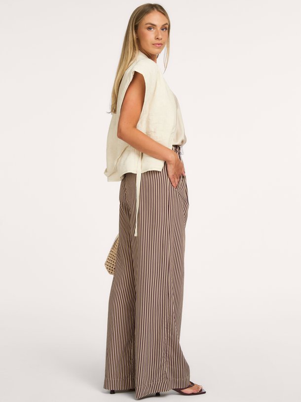 Celin, viscosemix gestreepte broek