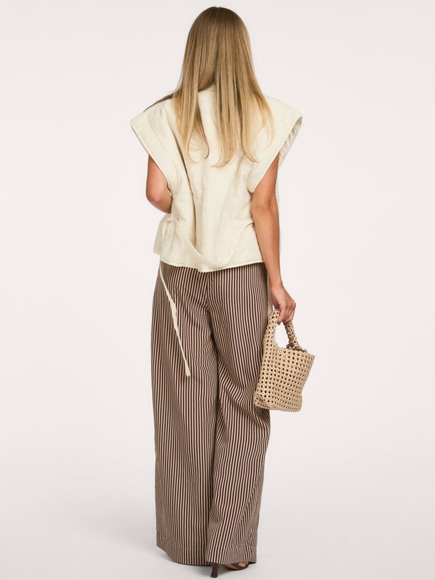 Celin, viscosemix gestreepte broek