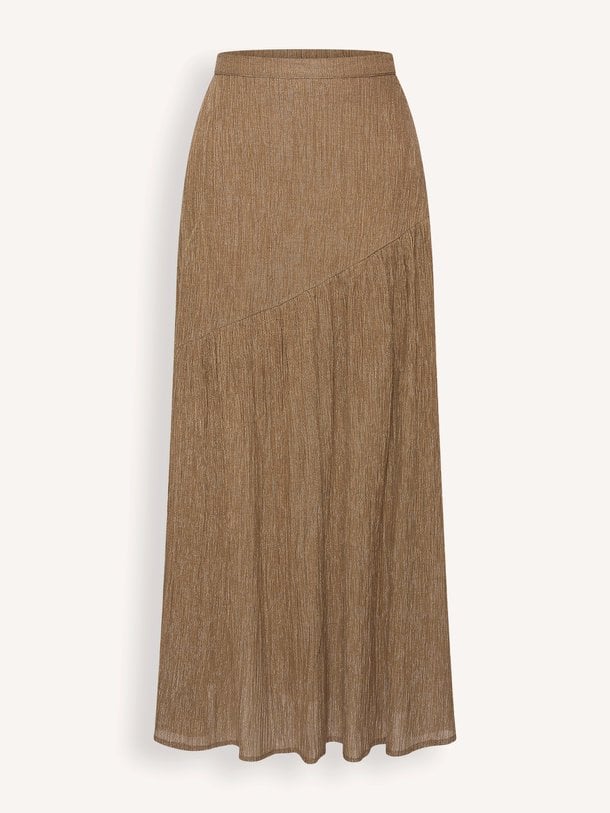 myra lurex skirt Myra, katoenmix rok met lurex