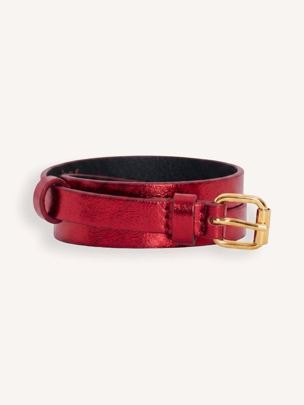 lovi gloss belt Lovi, lederen metallic riem