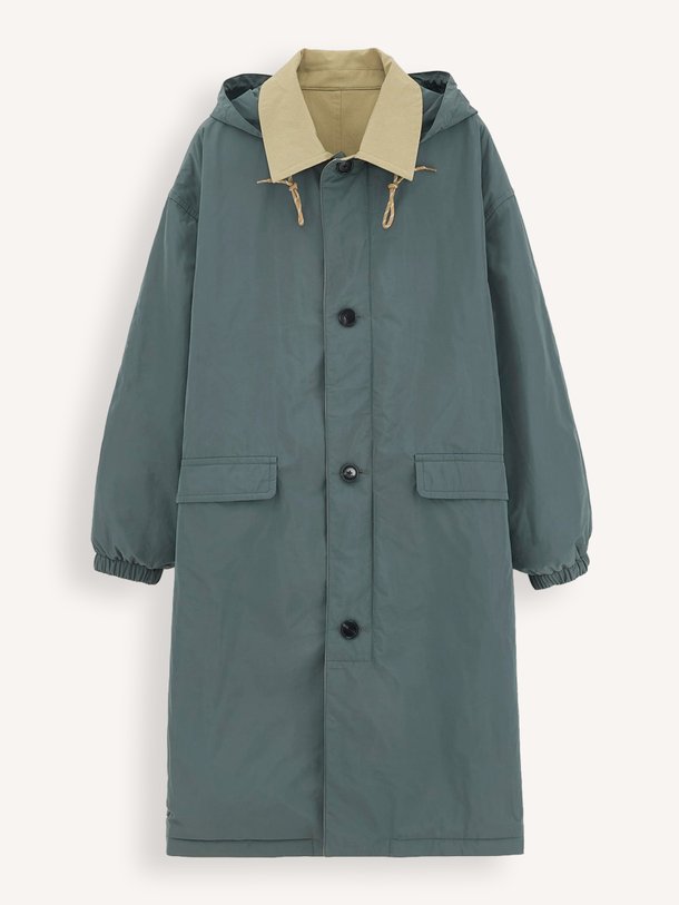 Hearty, geweven reversible trenchcoat