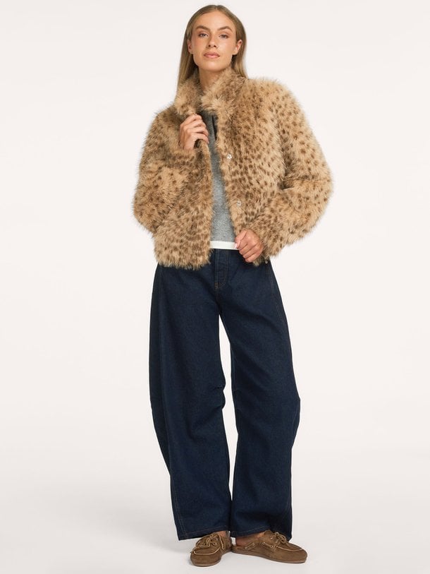 Enjoy, faux fur jack