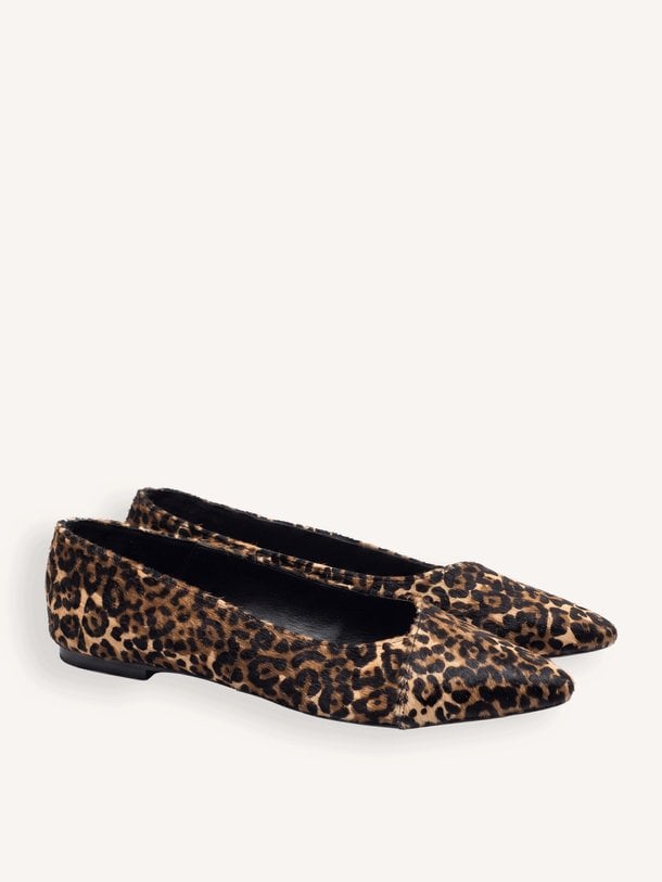 may leopard ballerina May, lederen leopard ballerina's