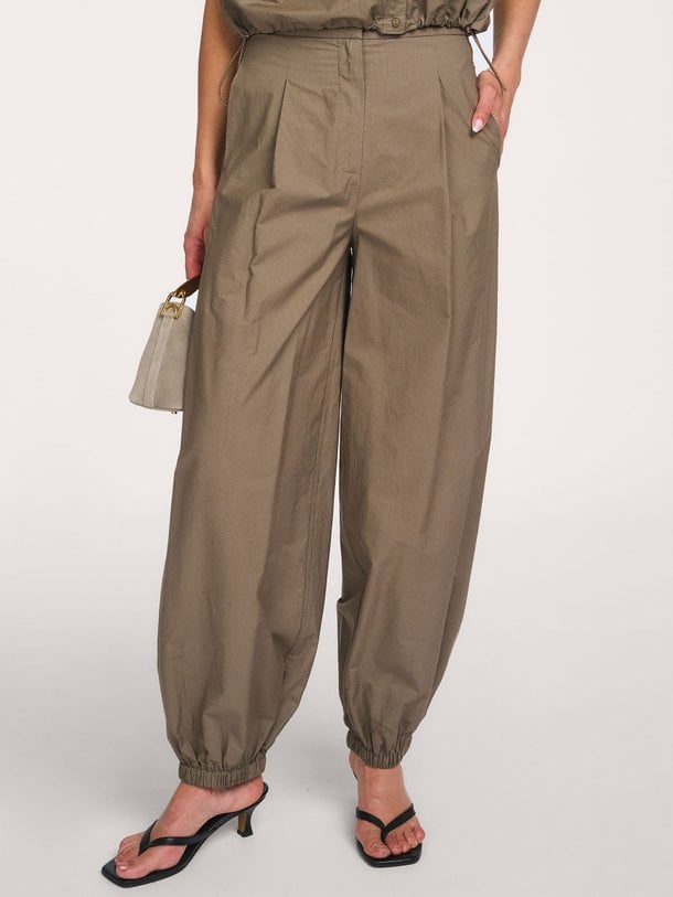 OpheliaCC Balloon Pant Ophelia, katoen gestreepte balloon broek