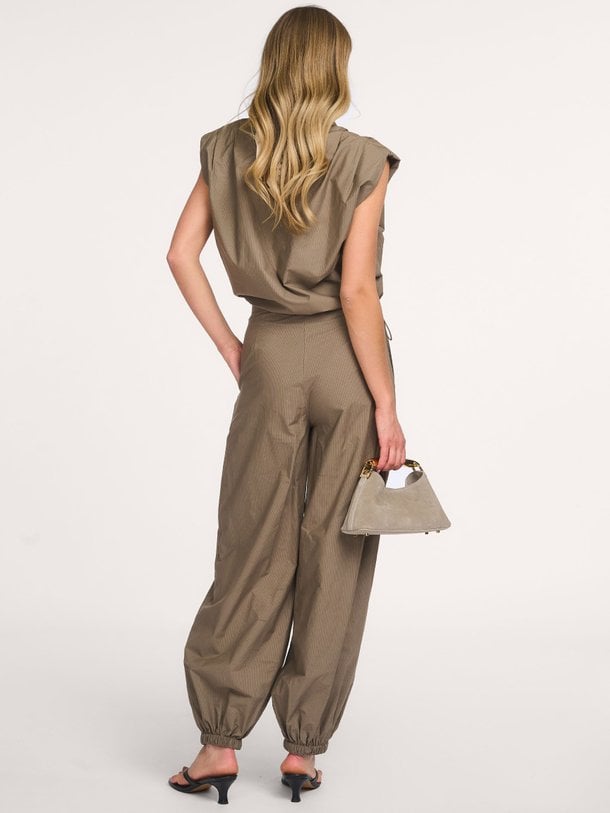 OpheliaCC Balloon Pant Ophelia, katoen gestreepte balloon broek