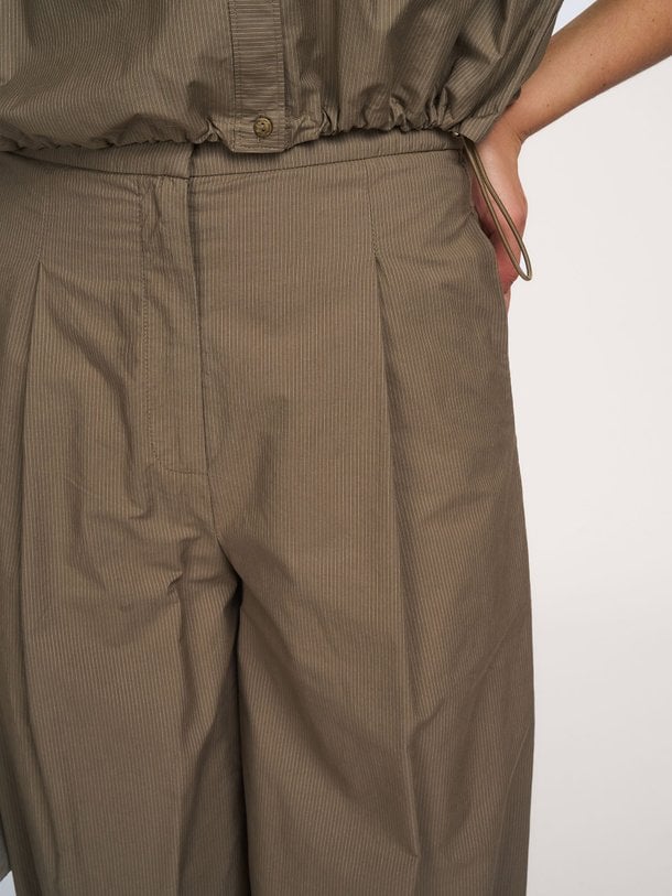 OpheliaCC Balloon Pant Ophelia, katoen gestreepte balloon broek