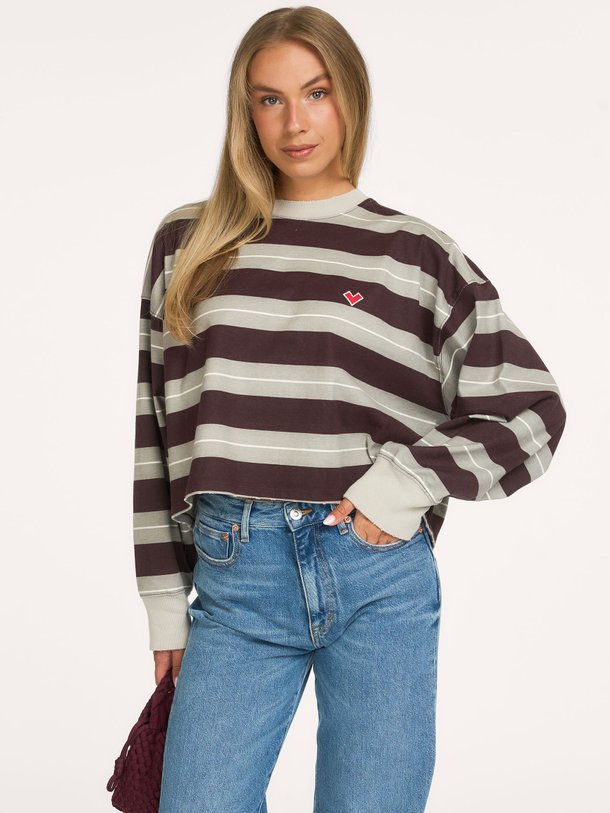 FRANTO62 T1817 Franto, katoenen gestreepte sweater