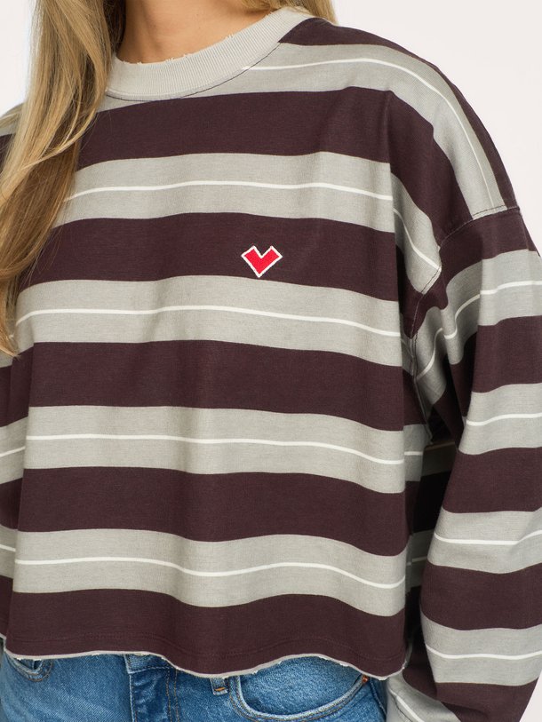 FRANTO62 T1817 Franto, katoenen gestreepte sweater