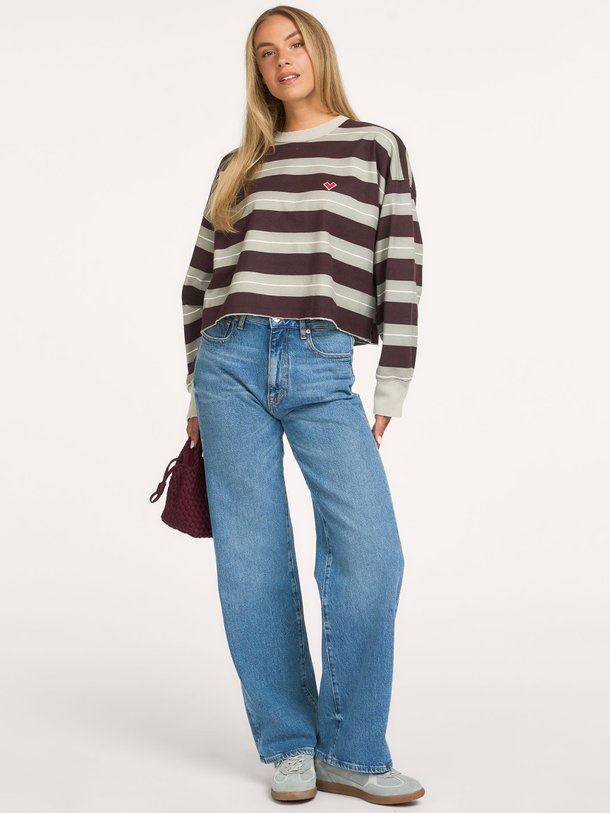 FRANTO62 T1817 Franto, katoenen gestreepte sweater