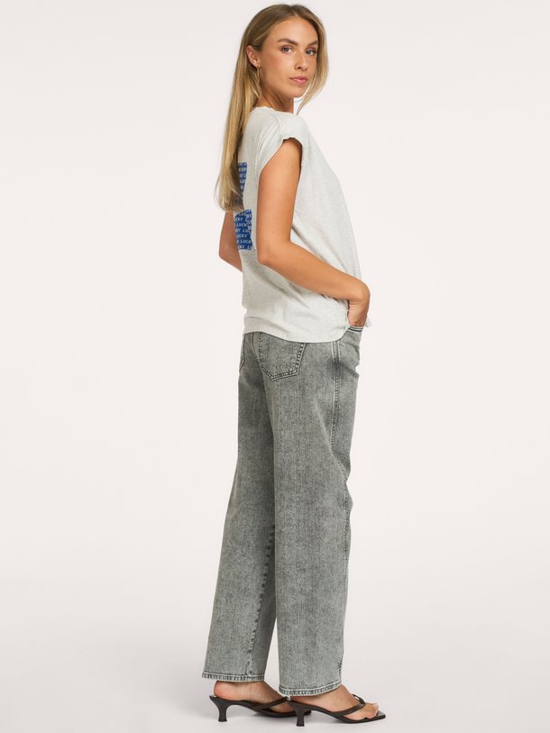 tobi clover top Tobi, organic cotton T-shirt met print