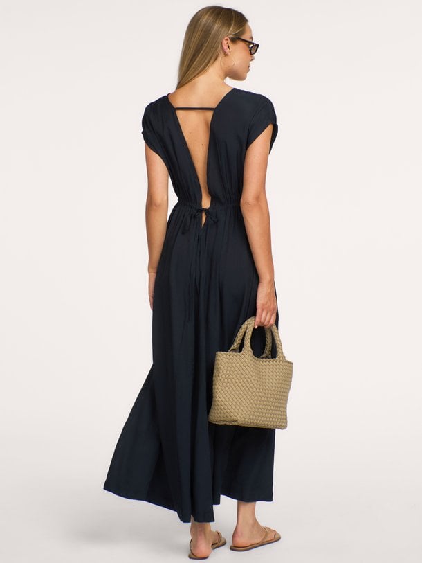 yuki twill dress Yuki, viscose maxi jurk