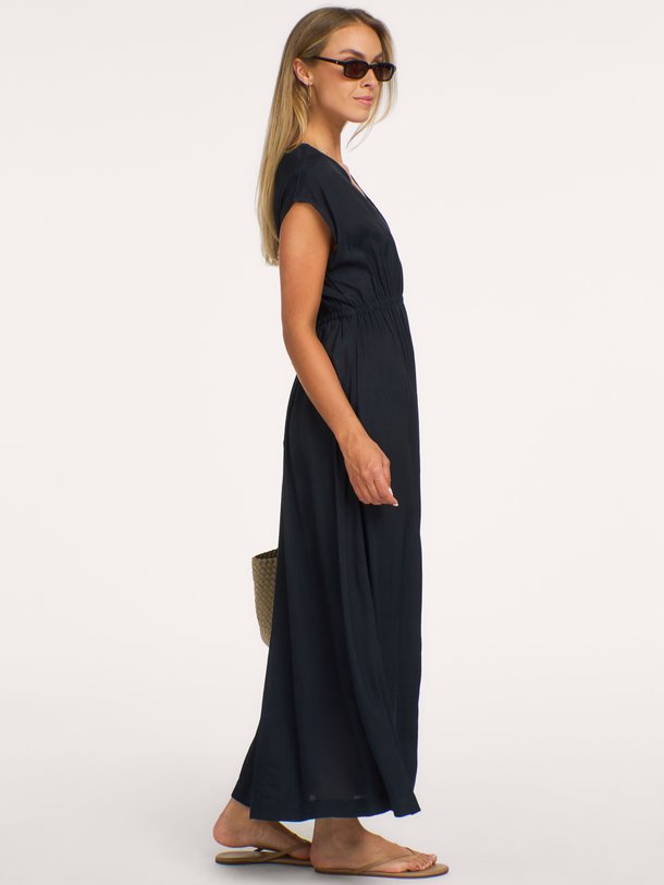 yuki twill dress Yuki, viscose maxi jurk