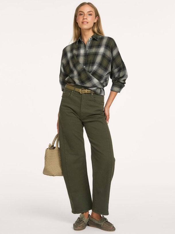 CANDICE C1439 Candice, katoenmix geruite blouse