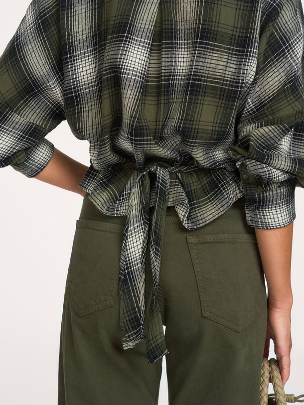 CANDICE C1439 Candice, katoenmix geruite blouse