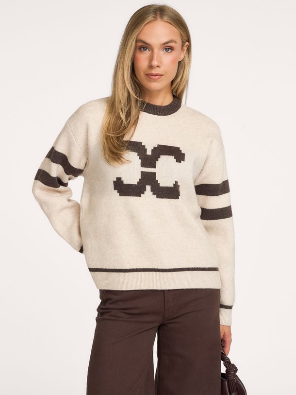 RowCC Coco Logo Knit Row, gebreide trui