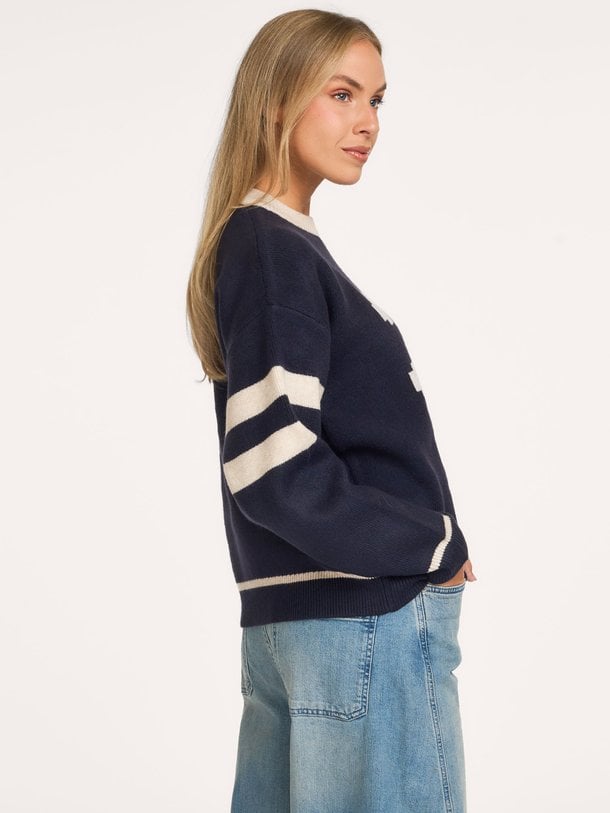 RowCC Coco Logo Knit Row, gebreide logo trui