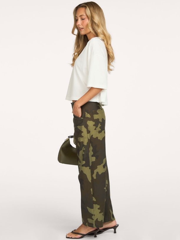 Cargo, katoenen broek met print