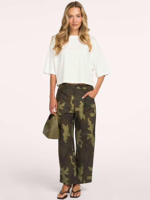 Cargo, katoenen broek met print