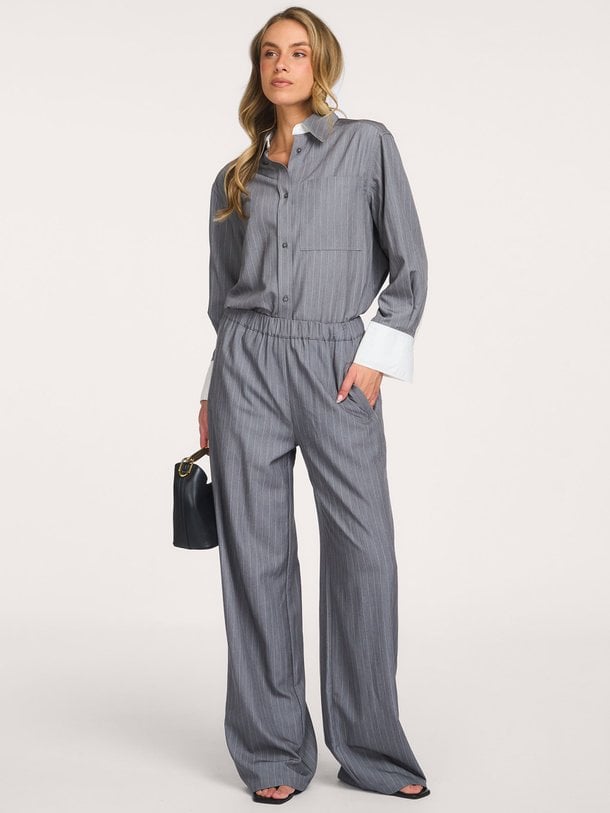 PennyCC Pin Shirt Penny, viscosemix gestreepte blouse