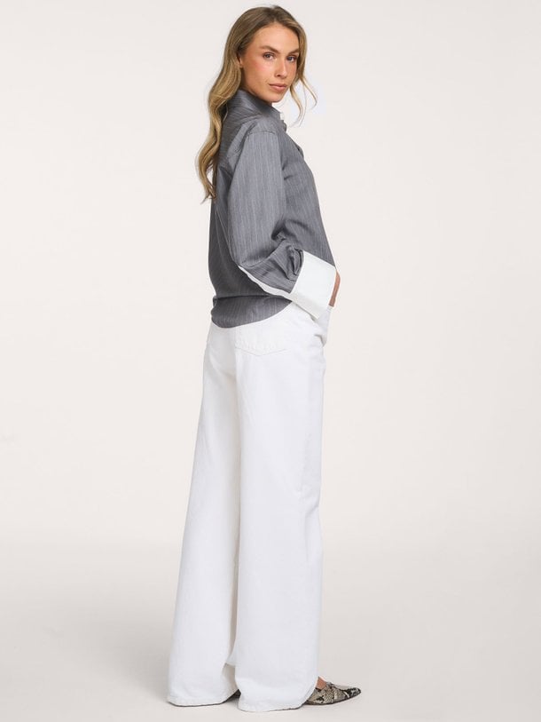 PennyCC Pin Shirt Penny, viscosemix gestreepte blouse