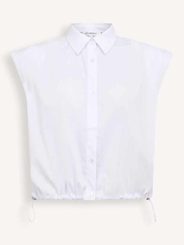 ElaraCC Pleat SS Shirt Elara, katoenmix blouse