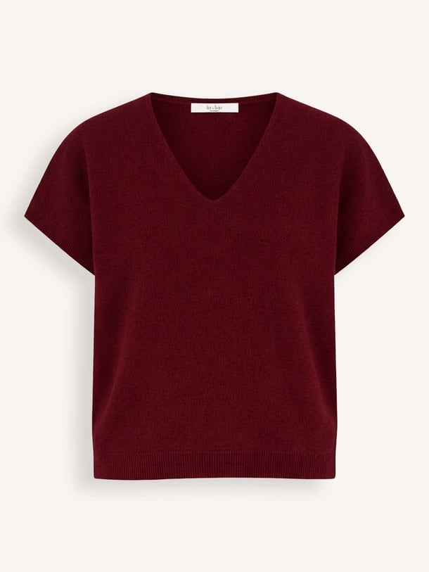 sil v-neck pullover Sil, merino wollen top