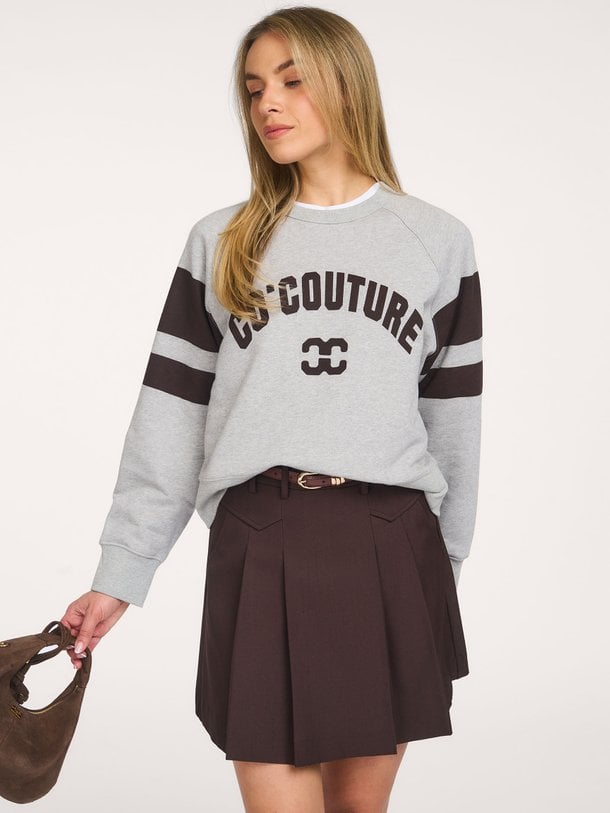 Eris, katoenen sweater met logo