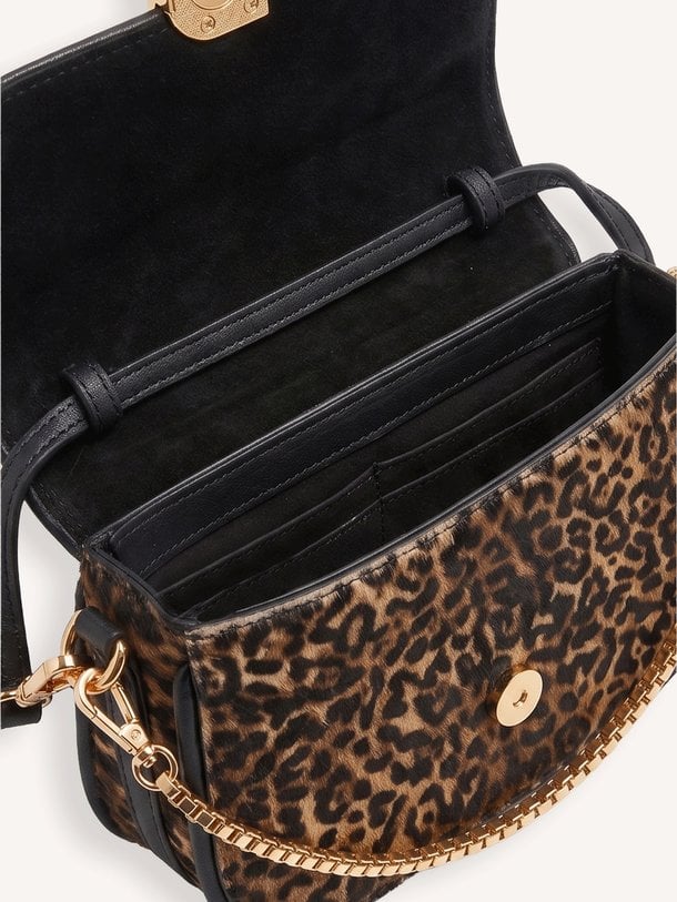 alma leopard bag Alma, lederen leopard crossbody tas