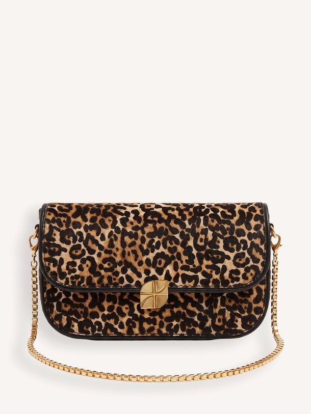 alma leopard bag Alma, lederen leopard crossbody tas