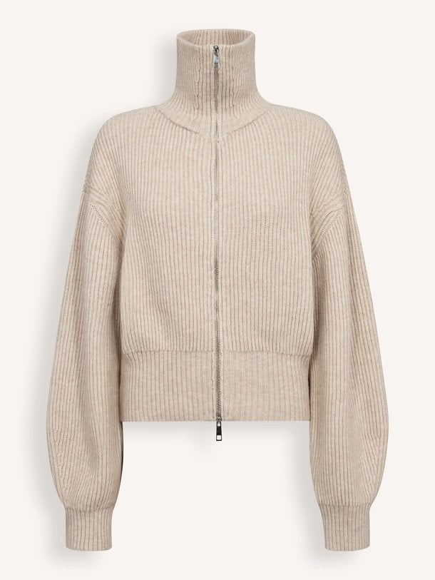 RowCC Zip Knit Cardigan Row, gebreid vest
