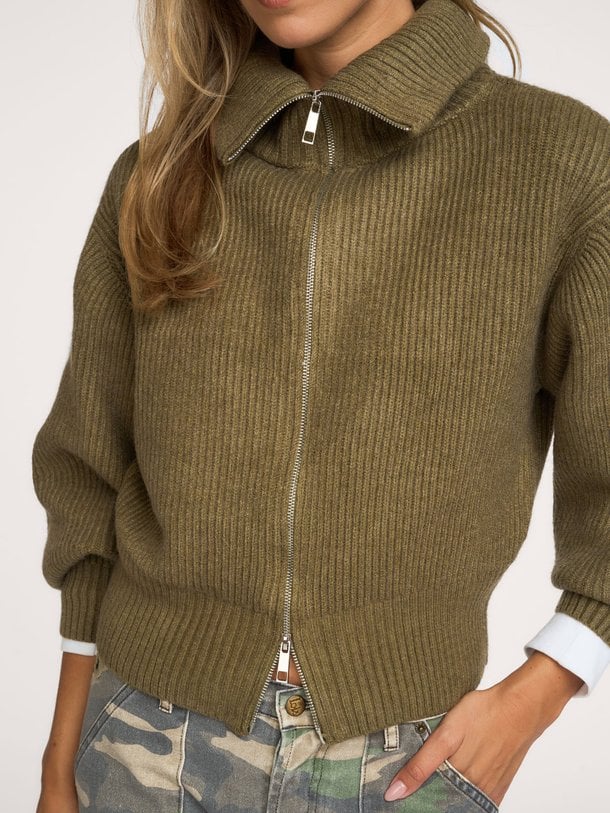 Row, gebreid vest