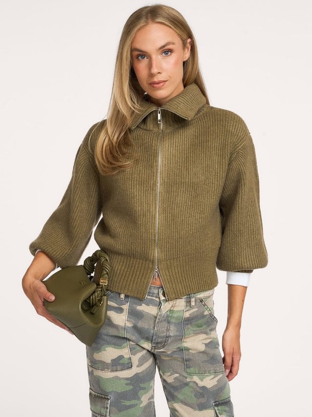 Row, gebreid vest