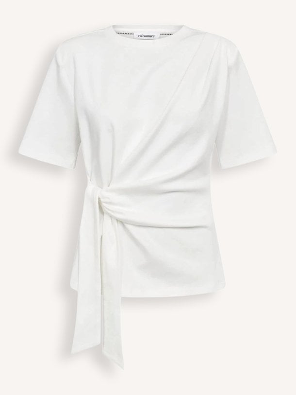 OrianeCC Pleat Tie Tee Oriane, katoenen T-shirt