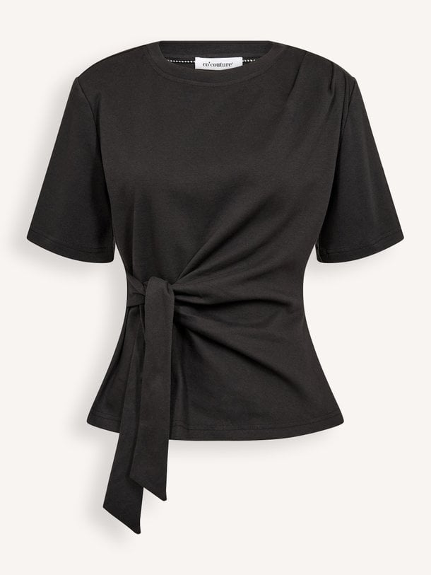 OrianeCC Pleat Tie Tee Oriane, katoenen T-shirt