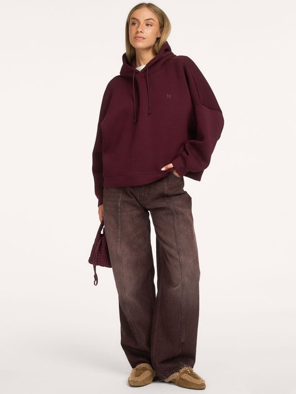 Tood, viscosemix hoodie met logo