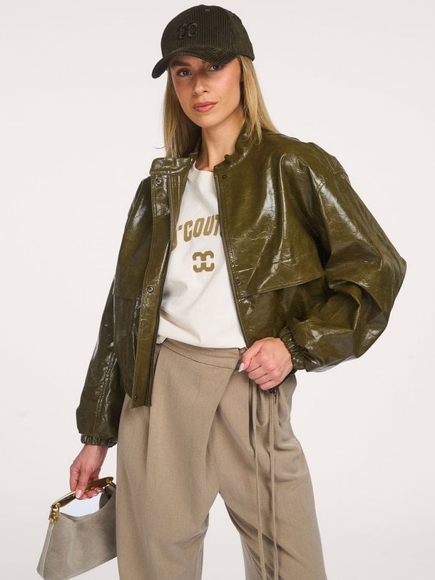 Richa, leatherlook bomberjack