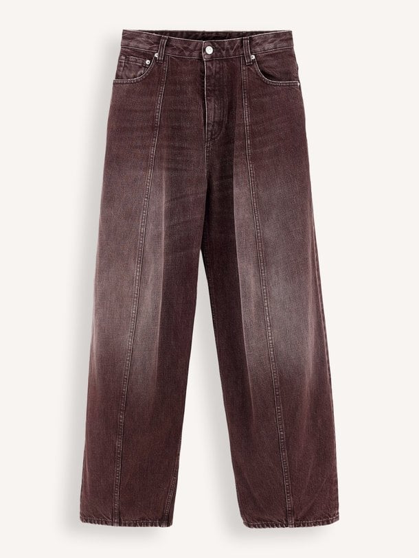Perl, high waist barrel fit jeans