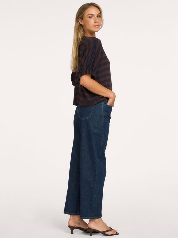 merle big stripe top Merle, organic cotton gestreepte top