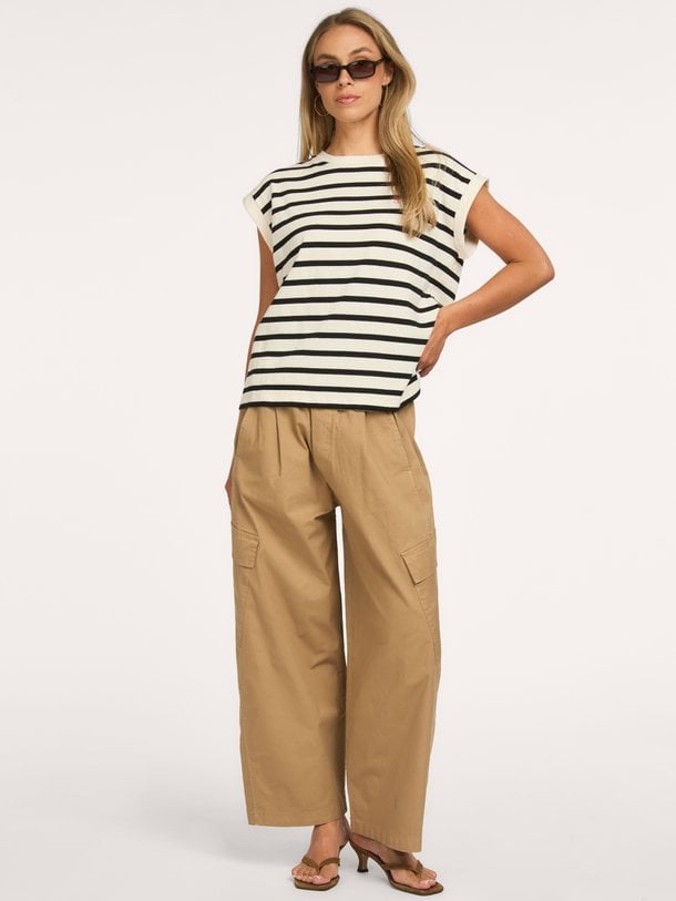 matcha pants Matcha, katoenmix broek