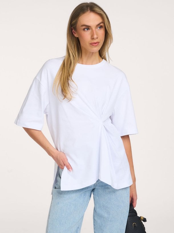 Medax, katoen geplooid T-shirt