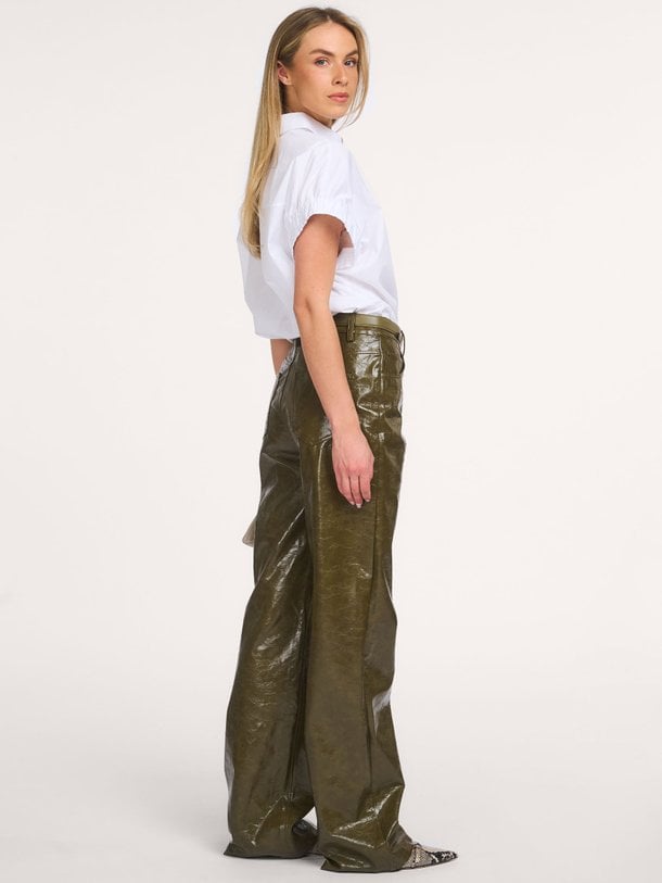 PoppyCC Elastic Cuff SS Shirt Poppy, katoenmix blouse