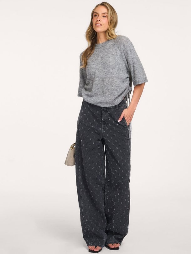 Derri, high waist barrel fit jeans