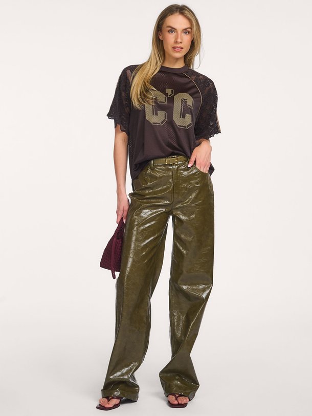 RichaCC Pant Richa, leatherlook broek
