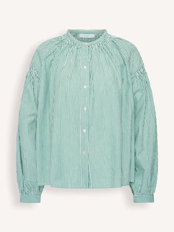 Yume, katoenen gestreepte blouse