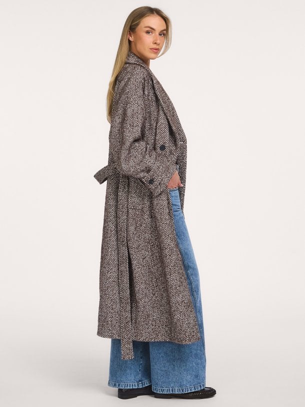 ClaraCC Raglan Coat Clara, katoenmix mantel